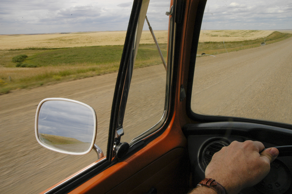 Driving a VW Bus is like piloting an oil tanker...